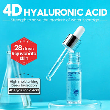 VIBRANT GLAMOUR Hyaluronic Acid Face Serum Anti-Aging Shrink Pore Whitening Moisturizing Essence Face Cream Dry Skin Care 15ml
