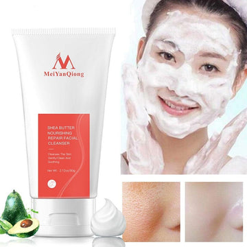 Shea Butter  Foam Facial Cleanser
